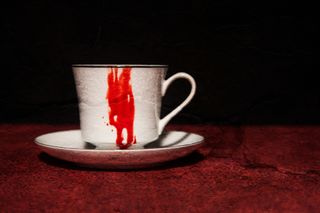 blood, teacup, drinking blood