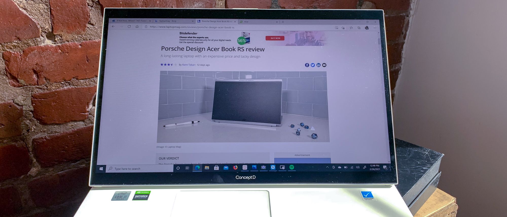 Acer ConceptD 7 Ezel review | Laptop Mag