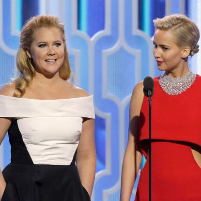 Amy Schumer and Jennifer Lawrence