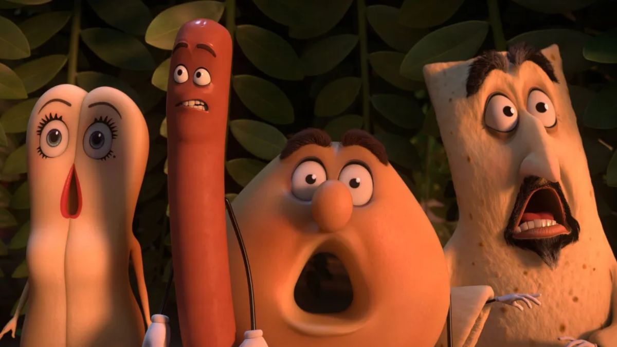 Kristen Wiig, Seth Rogen, Edward Norton, David Krumholtz in Sausage Party