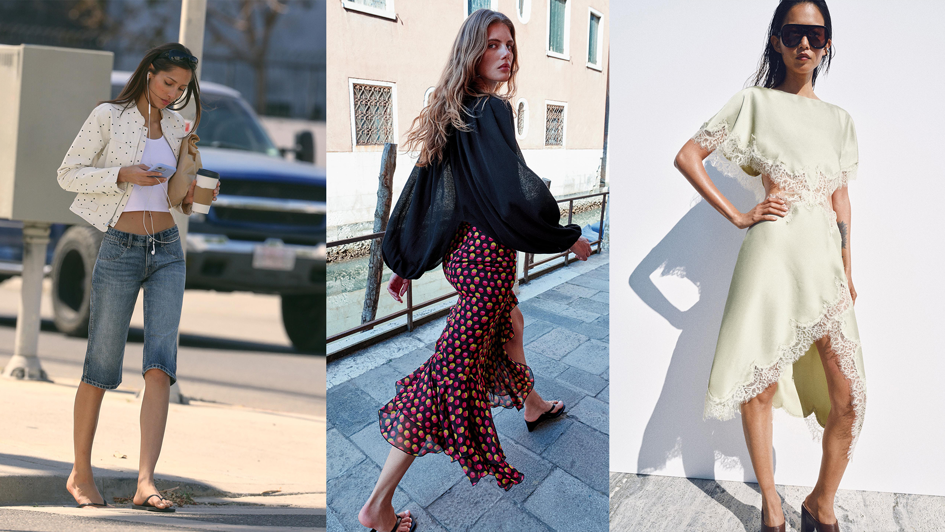 Models wears Zara clothing. 