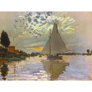 Monet: Sailboat Art Print