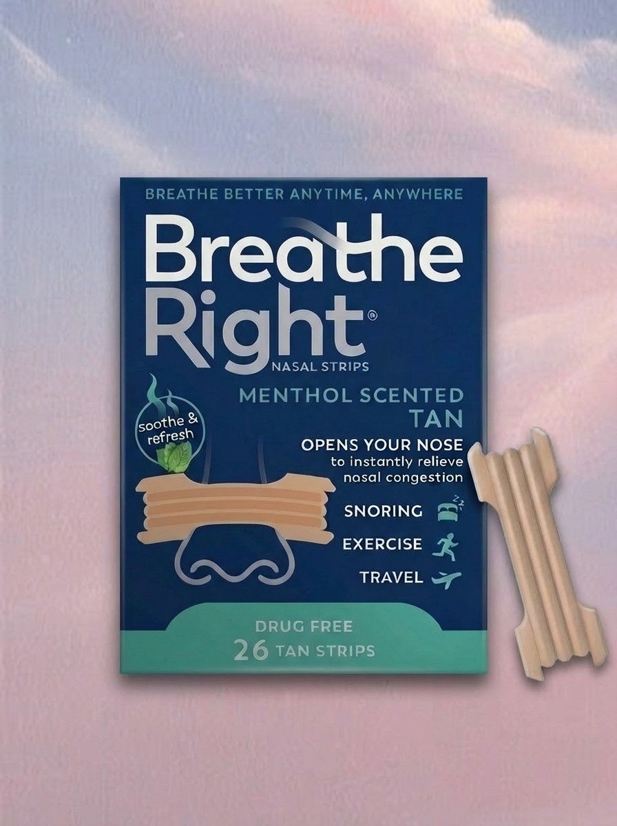 Extra Strength Nasal Strips, Menthol Scented