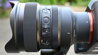 Sigma 14mm F1.4 DG DN Art attached to a Sony camera