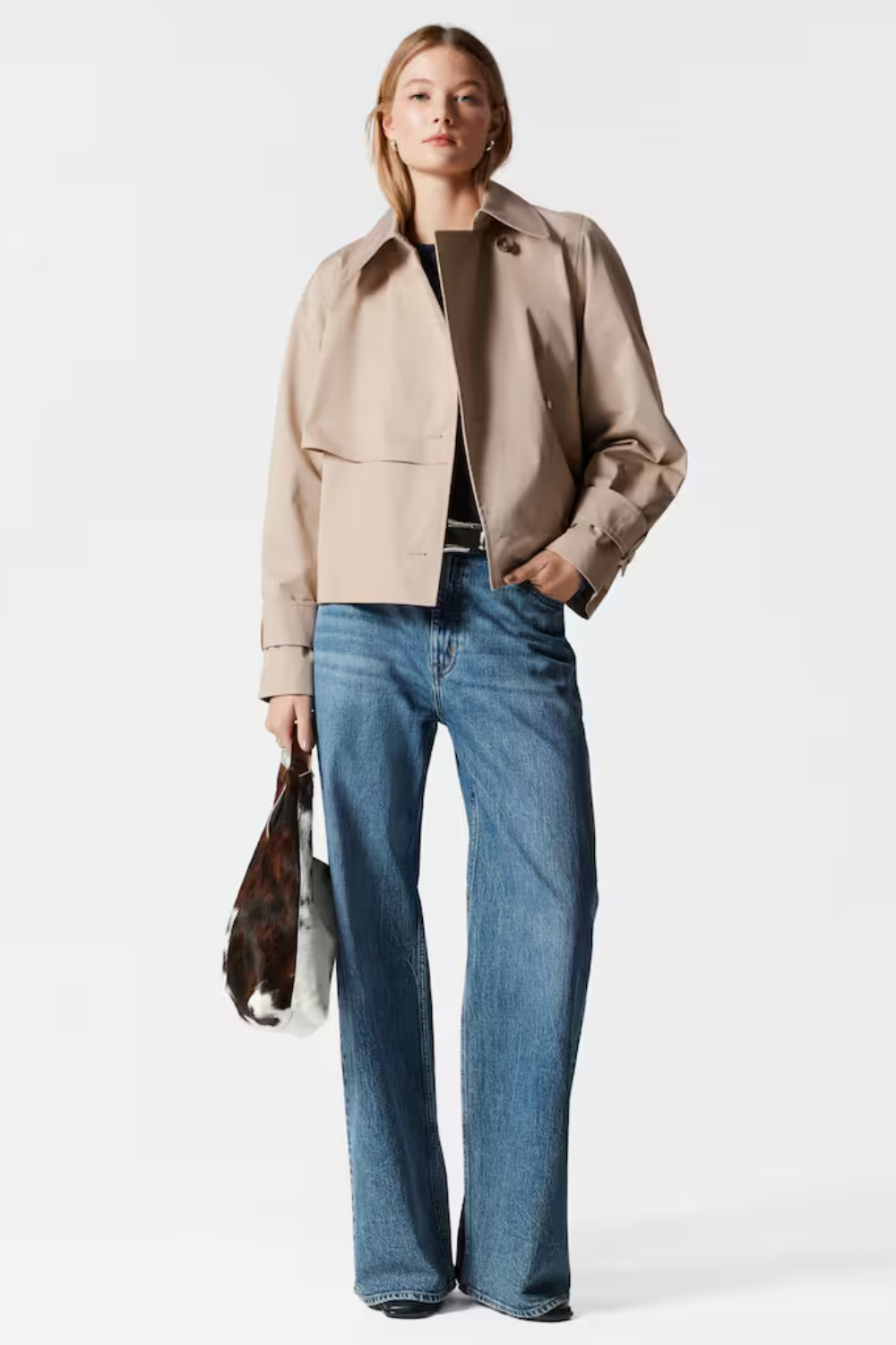 Short Trench Coat Jacket