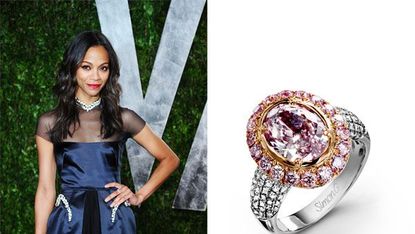 zoe saldana michelle williams and julia stiles wear forevermark diamonds