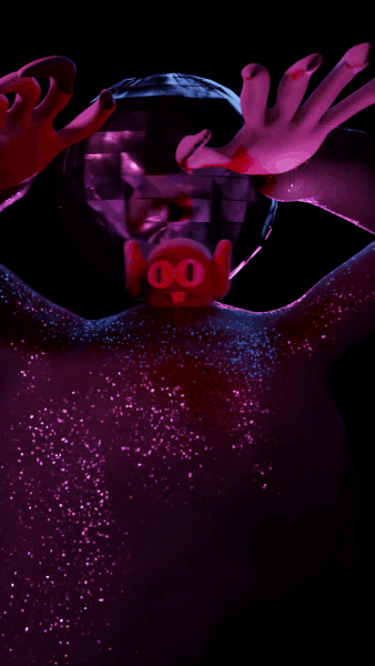 Animated cartoon vampire