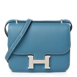 Hermes Epsom Constance 18 New Blue Jean