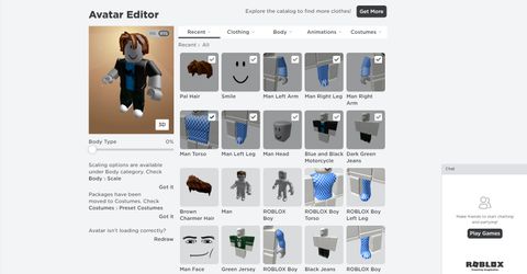 Roblox Avatar Ideas How To Create A New Roblox Avatar Pc Gamer - original roblox character proportions