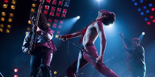 Rami Malek as Freddie Mercury in Bohemian Rhapsody