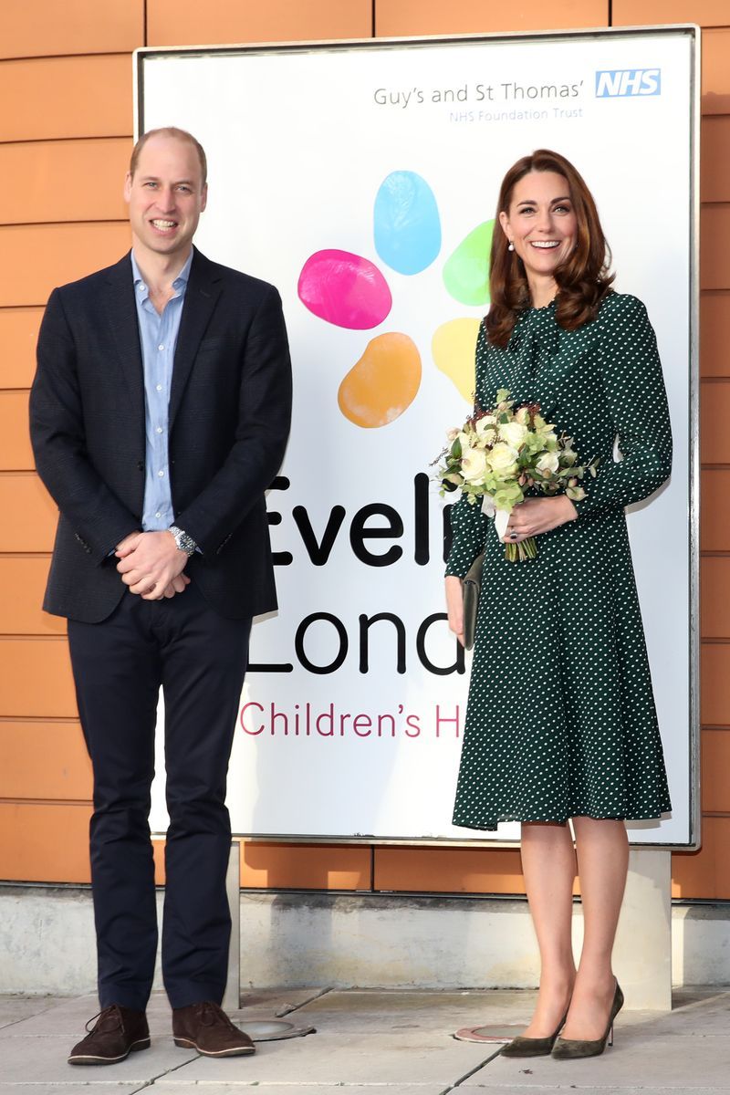 the duke duchess of cambridge visit evelina london and the passage