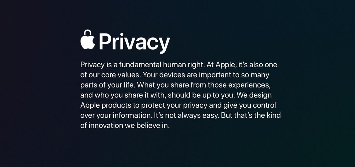 Apple Privacy