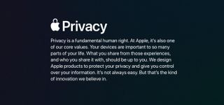 Apple Privacy