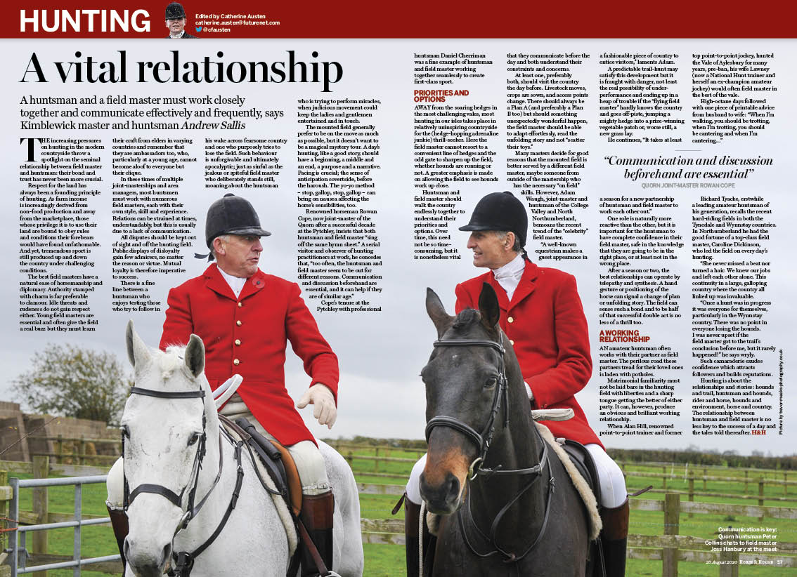 HT 2p relationship between hunts