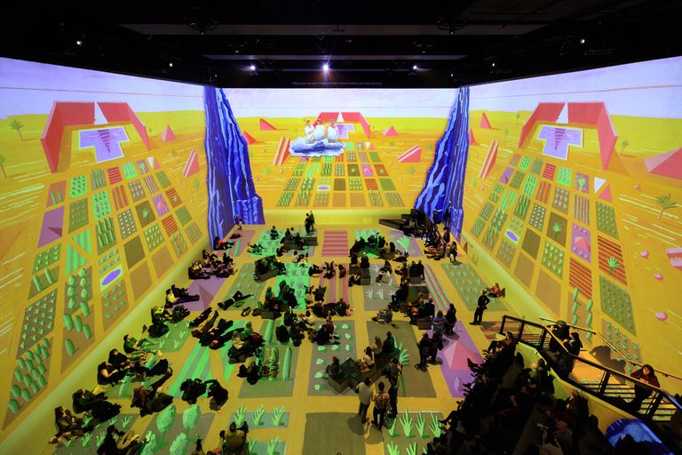 Review David Hockney Bigger & Closer at Lightroom, London Wallpaper