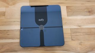 A photo of the Eufy smart scale turned off