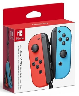 Neon Red And Blue Joy Cons Edit