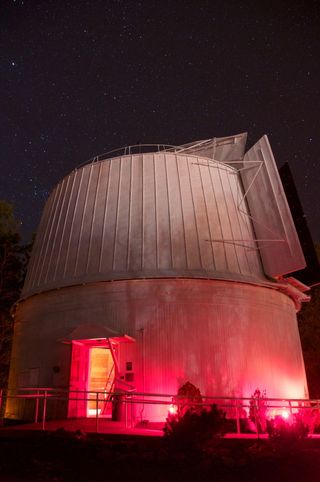Clark Telescope Dome Glows at Night