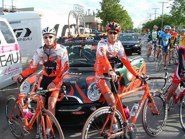 Before the start at Gastown.