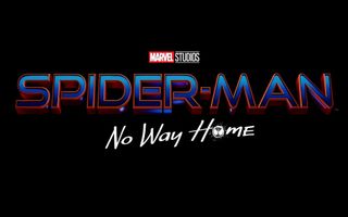 The logo for Spider-Man: No Way Home on a black background