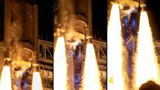 Space.com's Josh Dinner captured these incredible shots of Vulcan Centaur blasting off from the launch pad.
