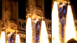 Space.com's Josh Dinner captured these incredible shots of Vulcan Centaur blasting off from the launch pad.