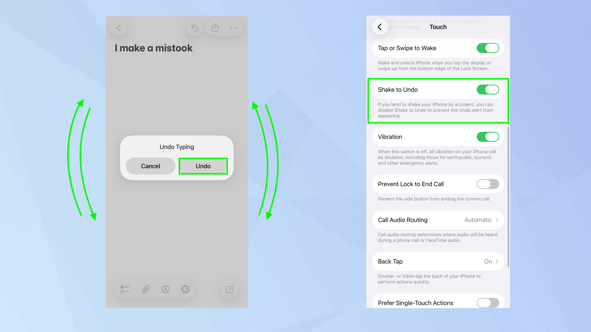 How to unlock the hidden &amp;ldquo;undo&amp;rdquo; features in iOS