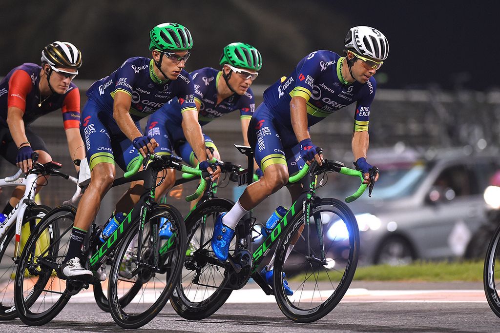 Michael Matthews in his final appearance for Orica-BikeExchange