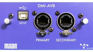 The new Milan-certified DMI-AVB module from DiGiCo.