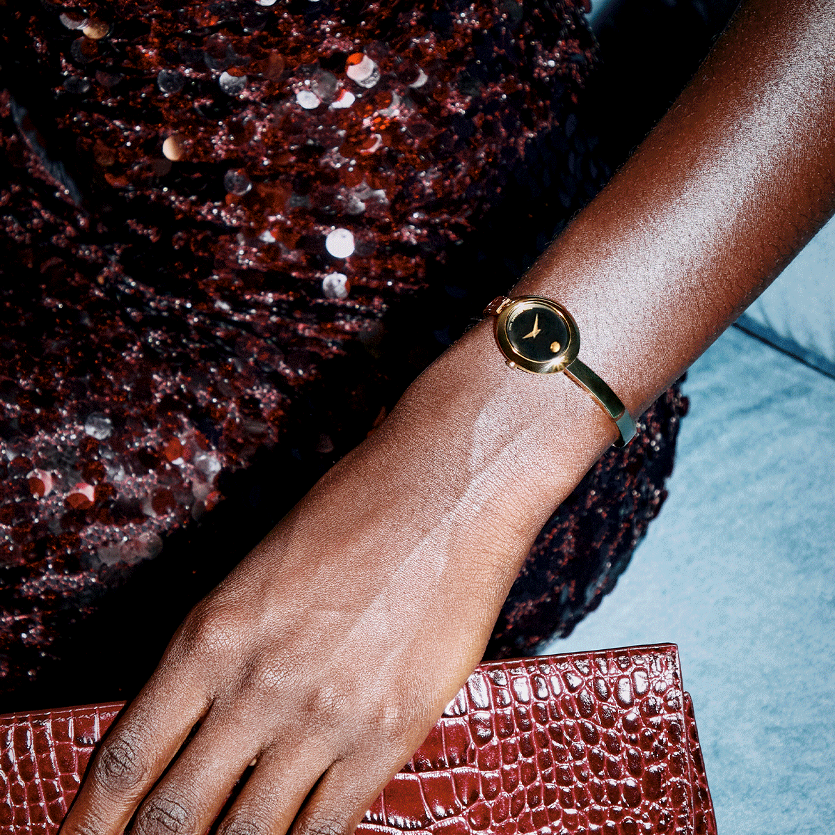 www20 party attendees wearing movado museum bangle 