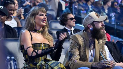 Taylor Swift and Post Malone attend the 2024 MTV Video Music Awards