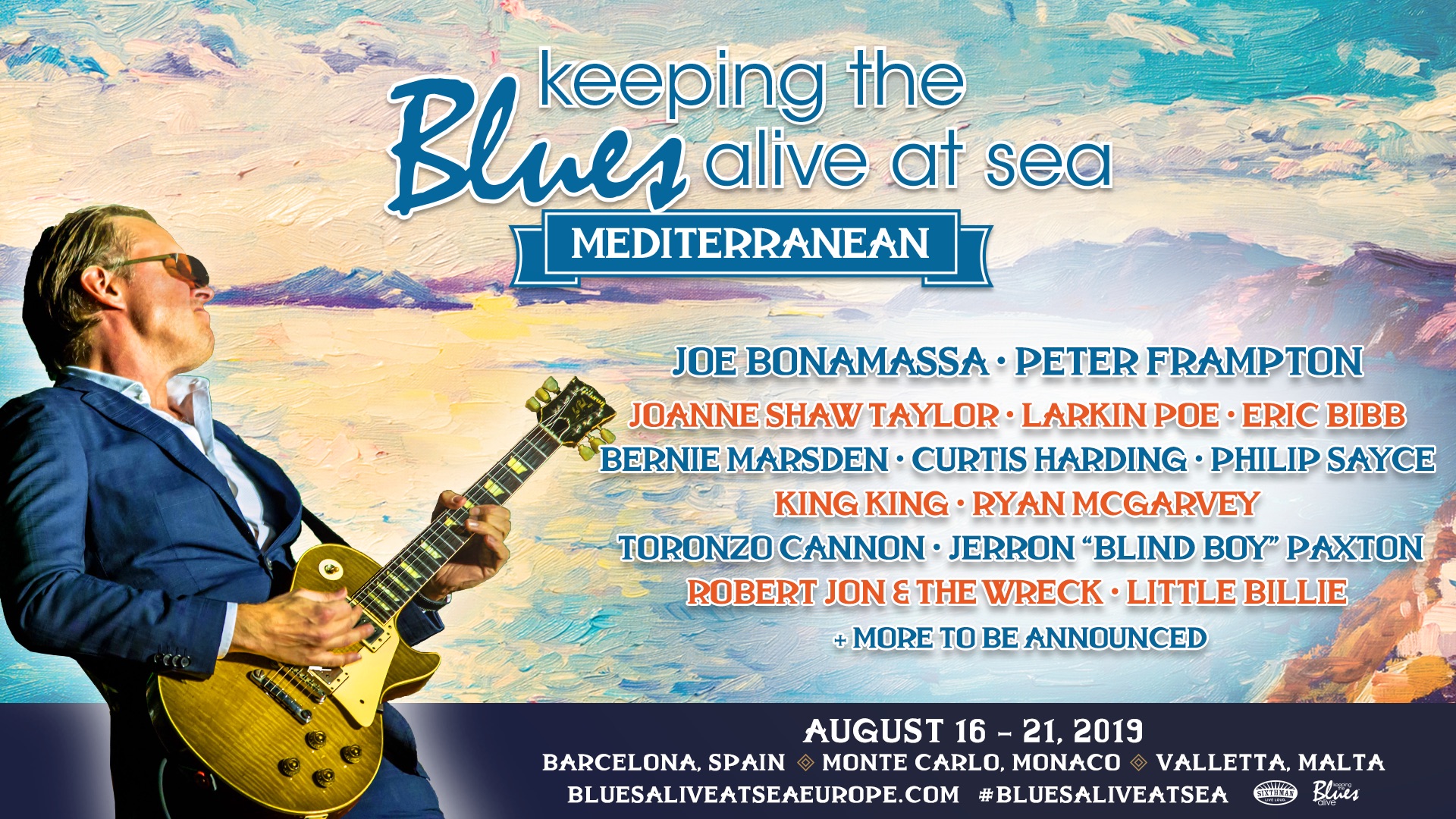 Joe Bonamassa Announces Inaugural Keeping the Blues Alive at Sea