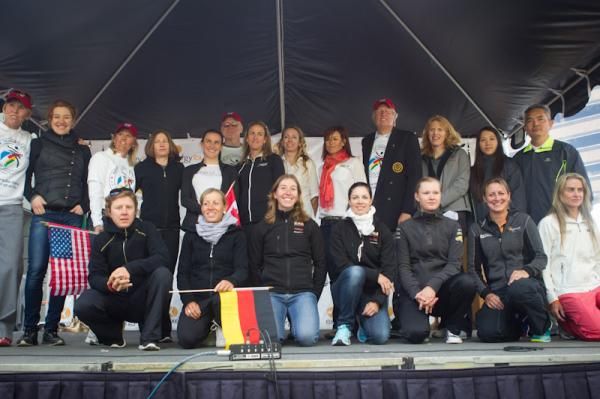All of the Olympians present for the race.