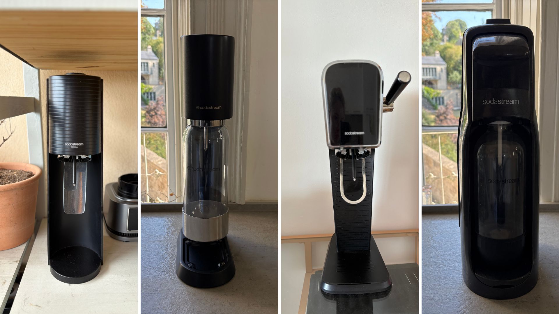 A range of sodastreams