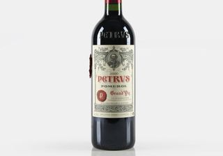 A bottle of Petrus 2000 wine, which spent 14 months in space.