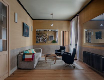 milan apartment living space interior