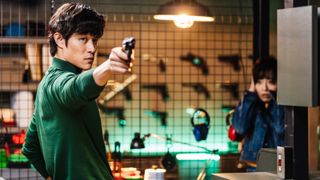 Ryohei Suzuki and Misato Morita in City Hunter on Netflix