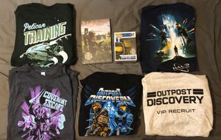 Here's a handful of the merchandise I got from Outpost Discovery.