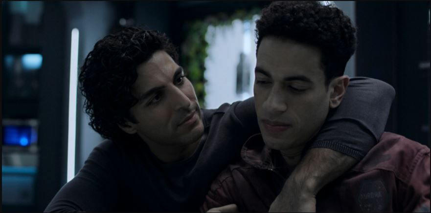 Marco (Keon Alexander) and Filip (Jasai Chase Owens) in &#039;The Expanse&#039;.