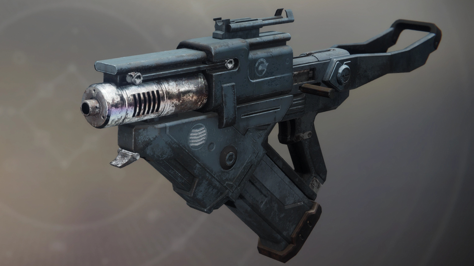Destiny new catalysts: A side-on view of the Skyburner's Oath Exotic weapon.