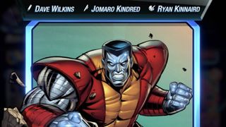 Colossus Marvel Snap card art with credits