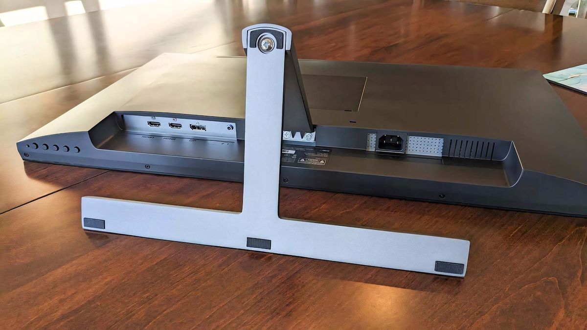 Monoprice Dark Matter 27-inch gaming monitor base rubber pads.