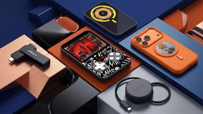 Different phone accessories together.