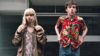 Alex Lawther and Jessica Barden in The End of the F***ing World