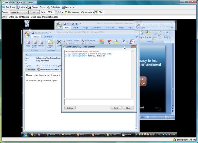 Step 7: Remote chat
