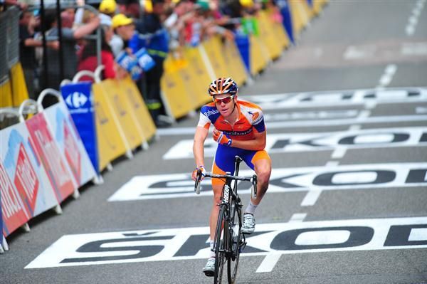 Steven Kruijswijk contributed to a good day for Rabobank by finishing in the top ten