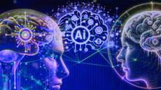 AI brain visual taken in Brussels, January 2024