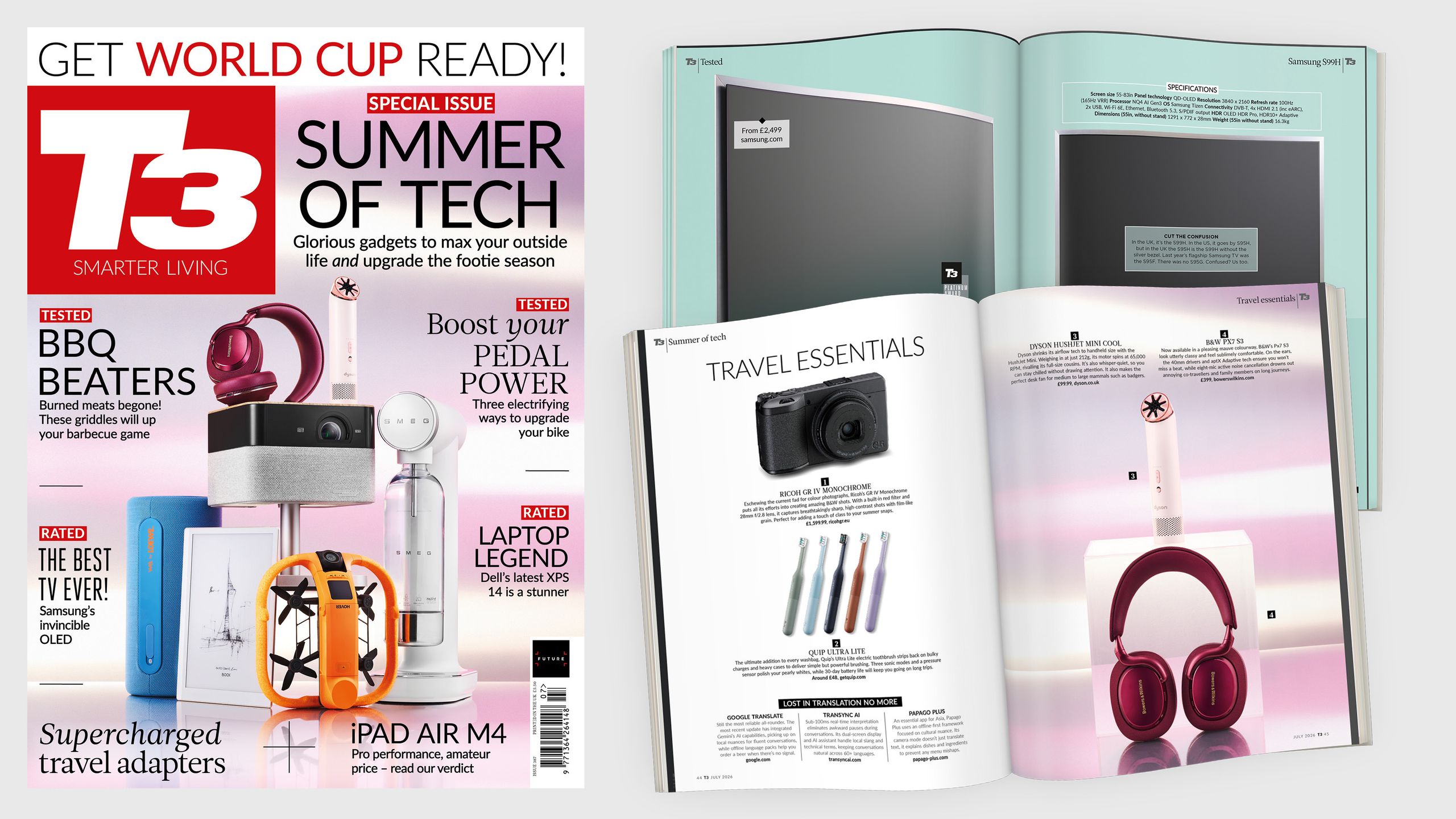 Summer of tech, in the latest issue of T3!