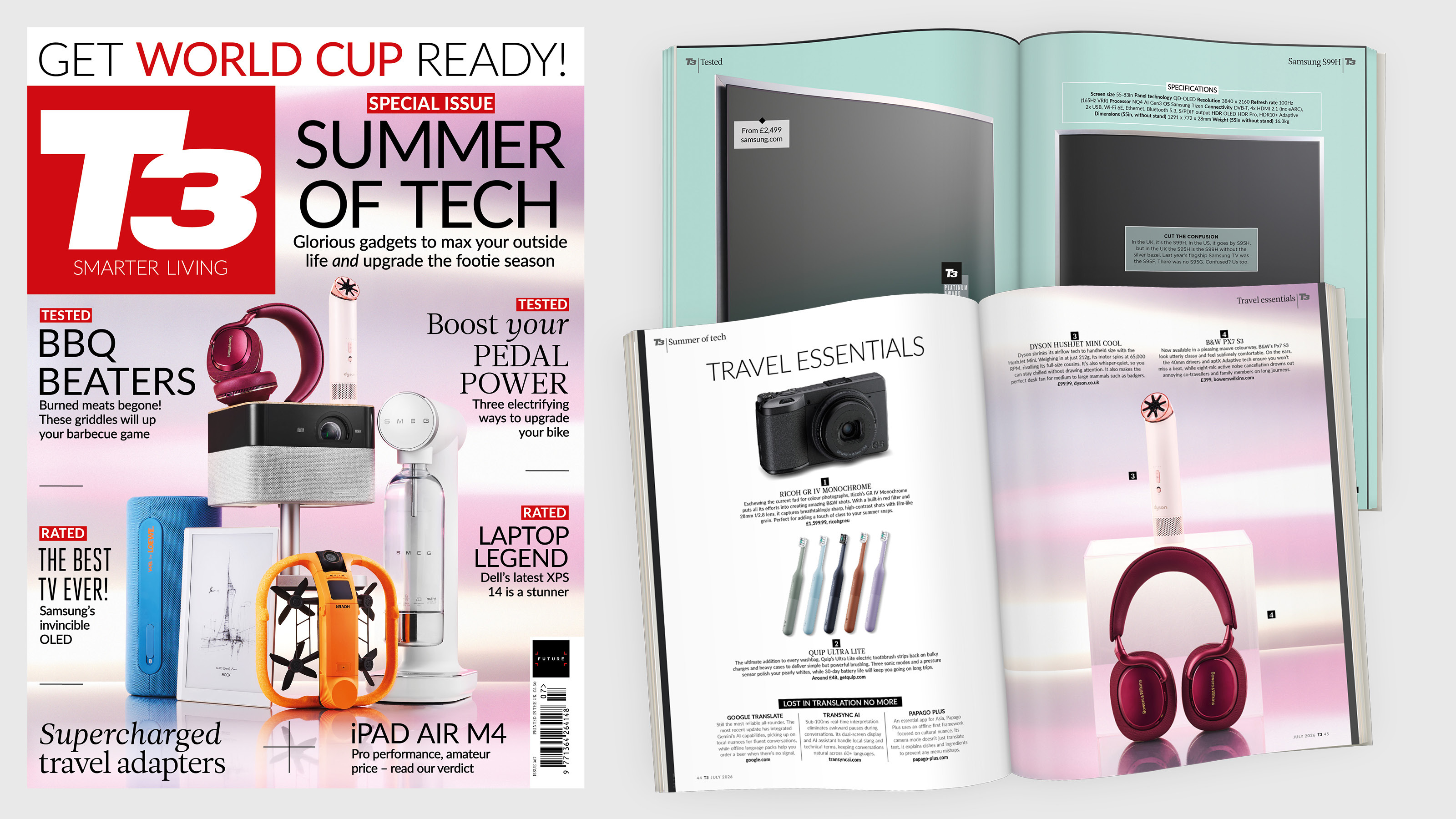 The latest issue of T3 magazine