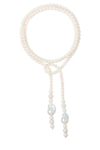 long wrapped pearl strand